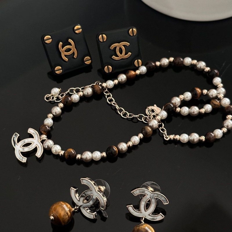 Ch*el earrings